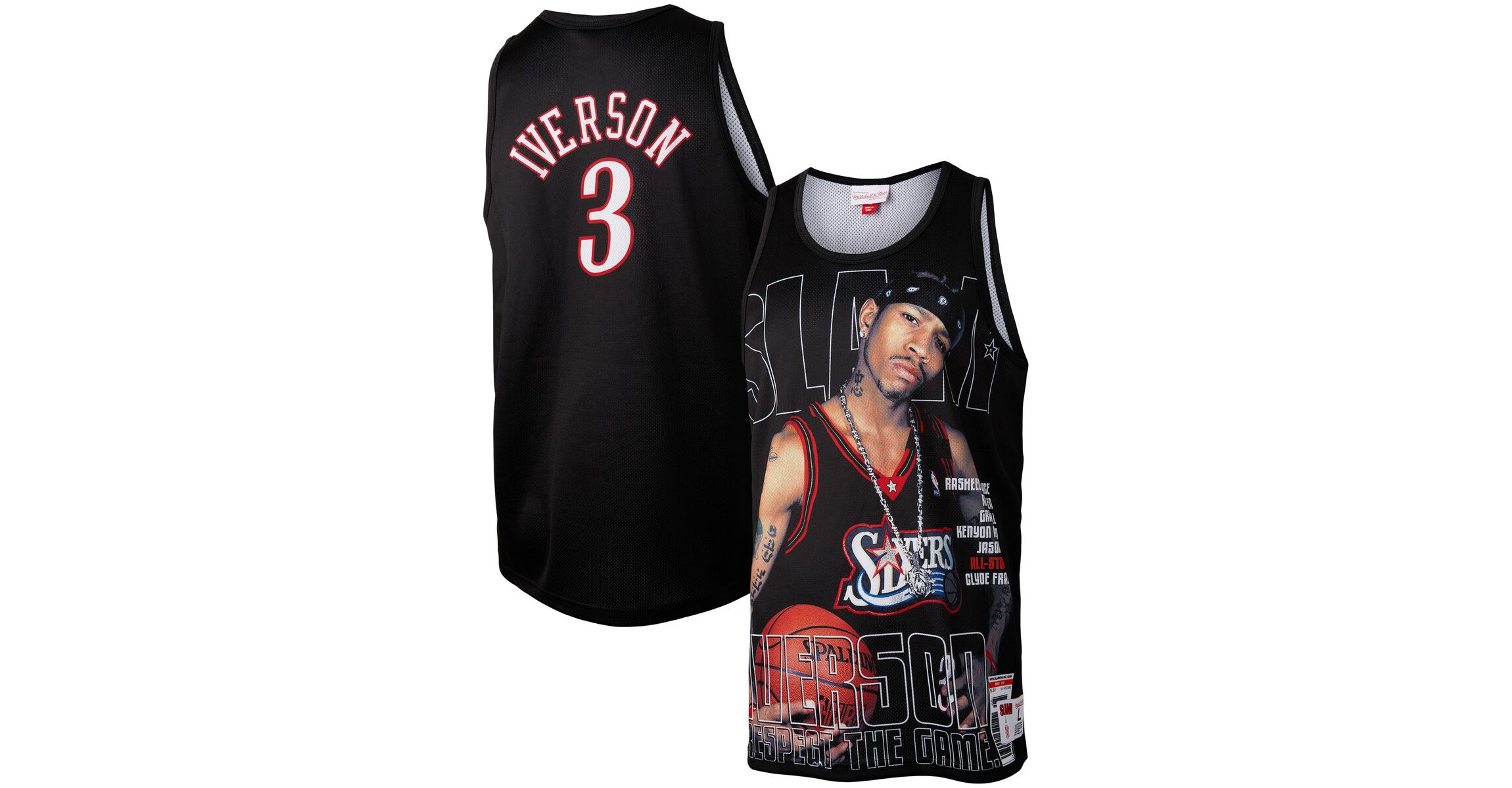 NBA Allen Iverson Philadelphia 76ers Slam Player Tank Top