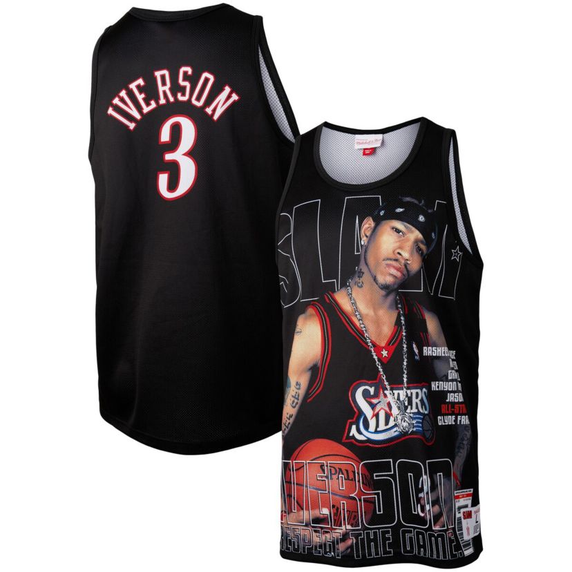 NBA Allen Iverson Philadelphia 76ers Slam Player Tank Top