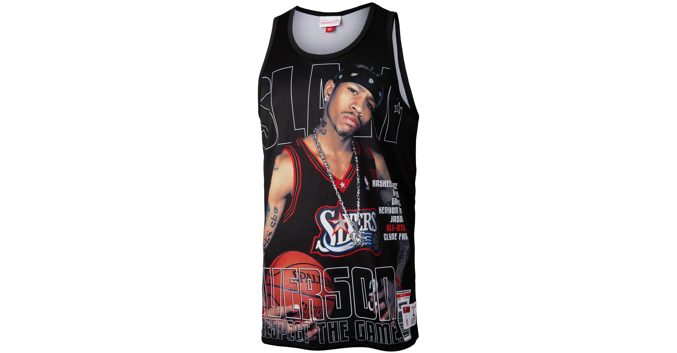 NBA Allen Iverson Philadelphia 76ers Slam Player Tank Top