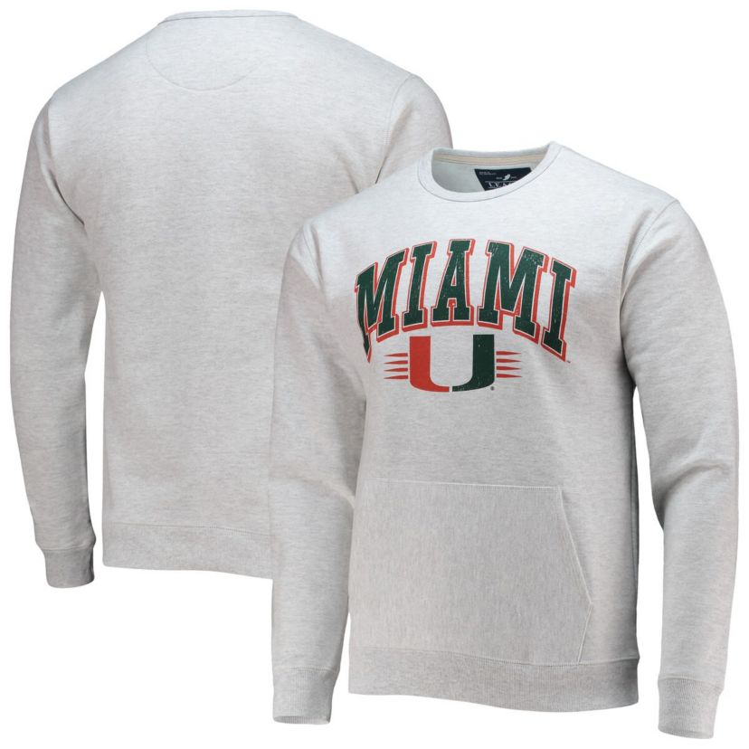 Miami (FL) Hurricanes NCAA ed Miami Hurricanes Upperclassman Pocket Pullover Sweatshirt
