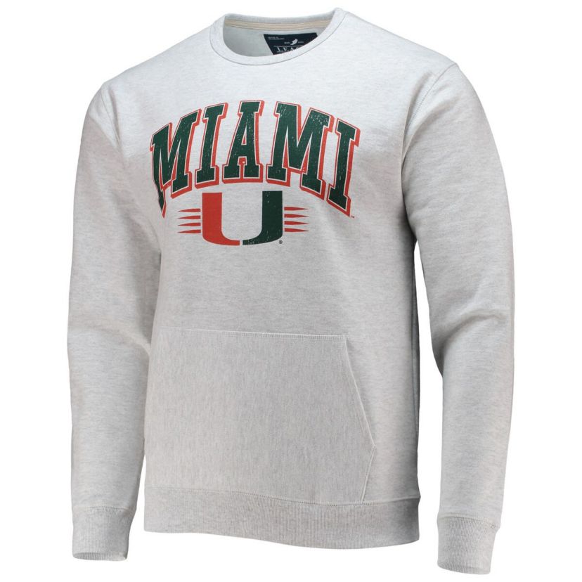 Miami (FL) Hurricanes NCAA ed Miami Hurricanes Upperclassman Pocket Pullover Sweatshirt