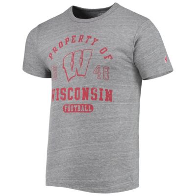 NCAA ed Wisconsin Badgers Hail Mary Football Victory Falls Tri-Blend T-Shirt