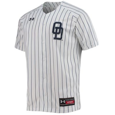 NCAA Under Armour Old Dominion Monarchs Pinstripe Replica Baseball Jersey