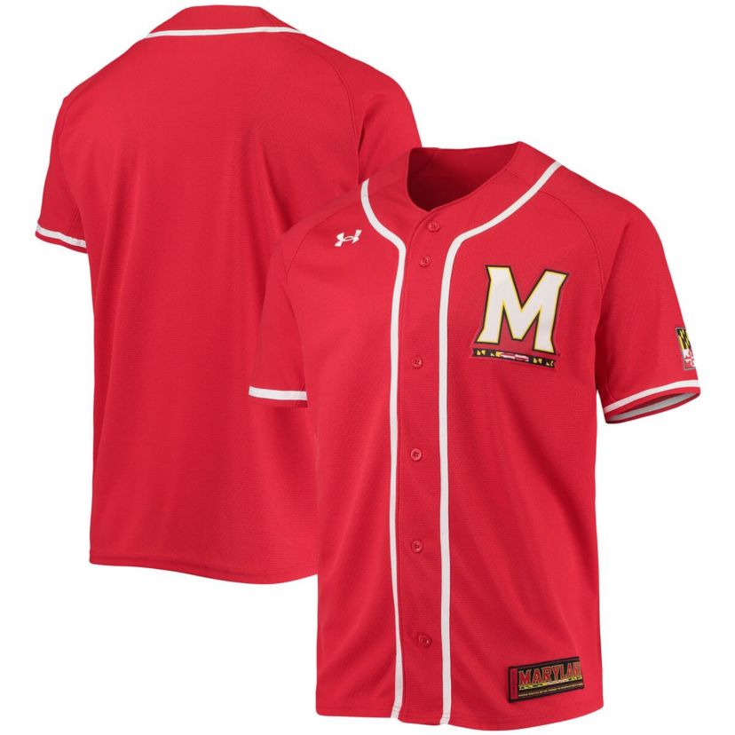 NCAA Under Armour Maryland Terrapins Replica Baseball Jersey