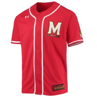 NCAA Under Armour Maryland Terrapins Replica Baseball Jersey