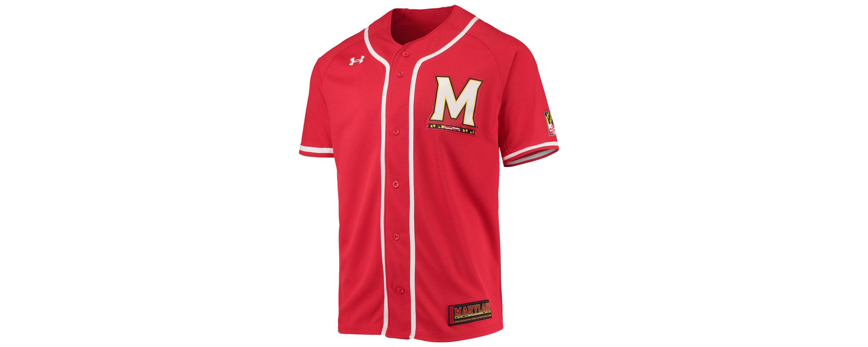NCAA Under Armour Maryland Terrapins Replica Baseball Jersey
