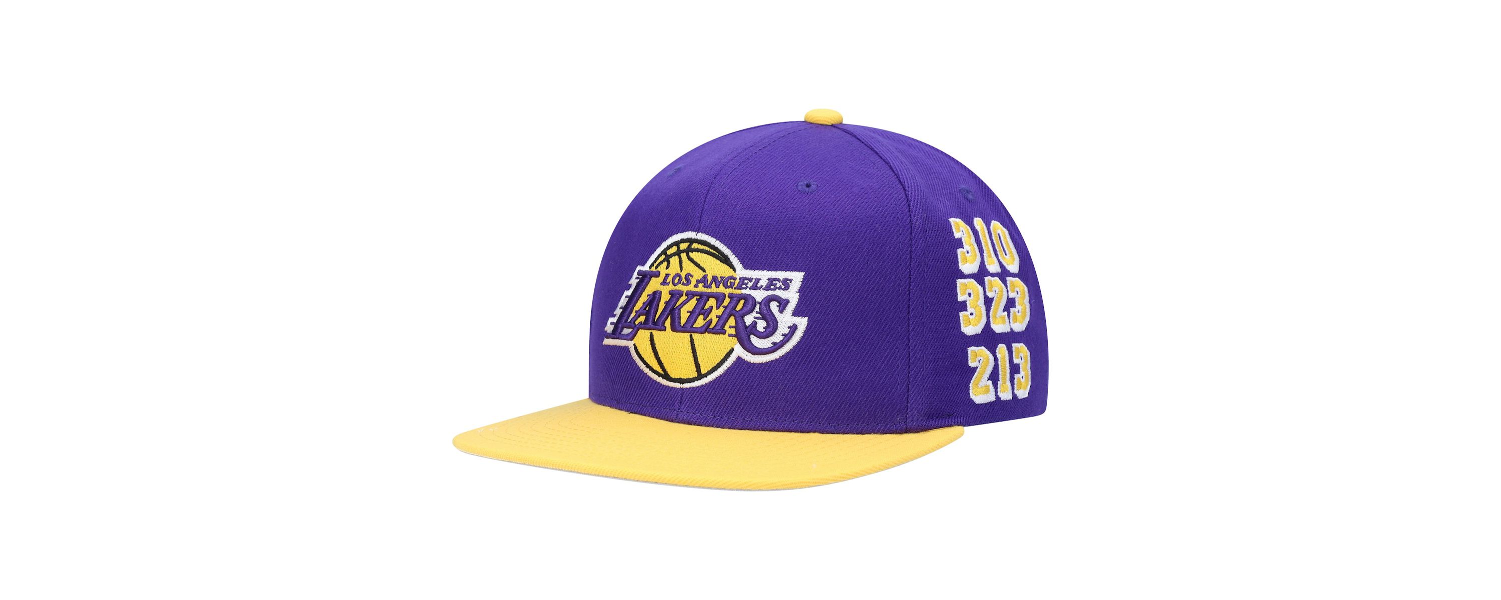 NBA Los Angeles Lakers Area Code Snapback Hat