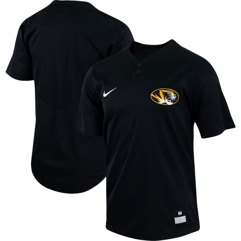 NCAA Nike Missouri Tigers Two-Button Replica Baseball Jersey