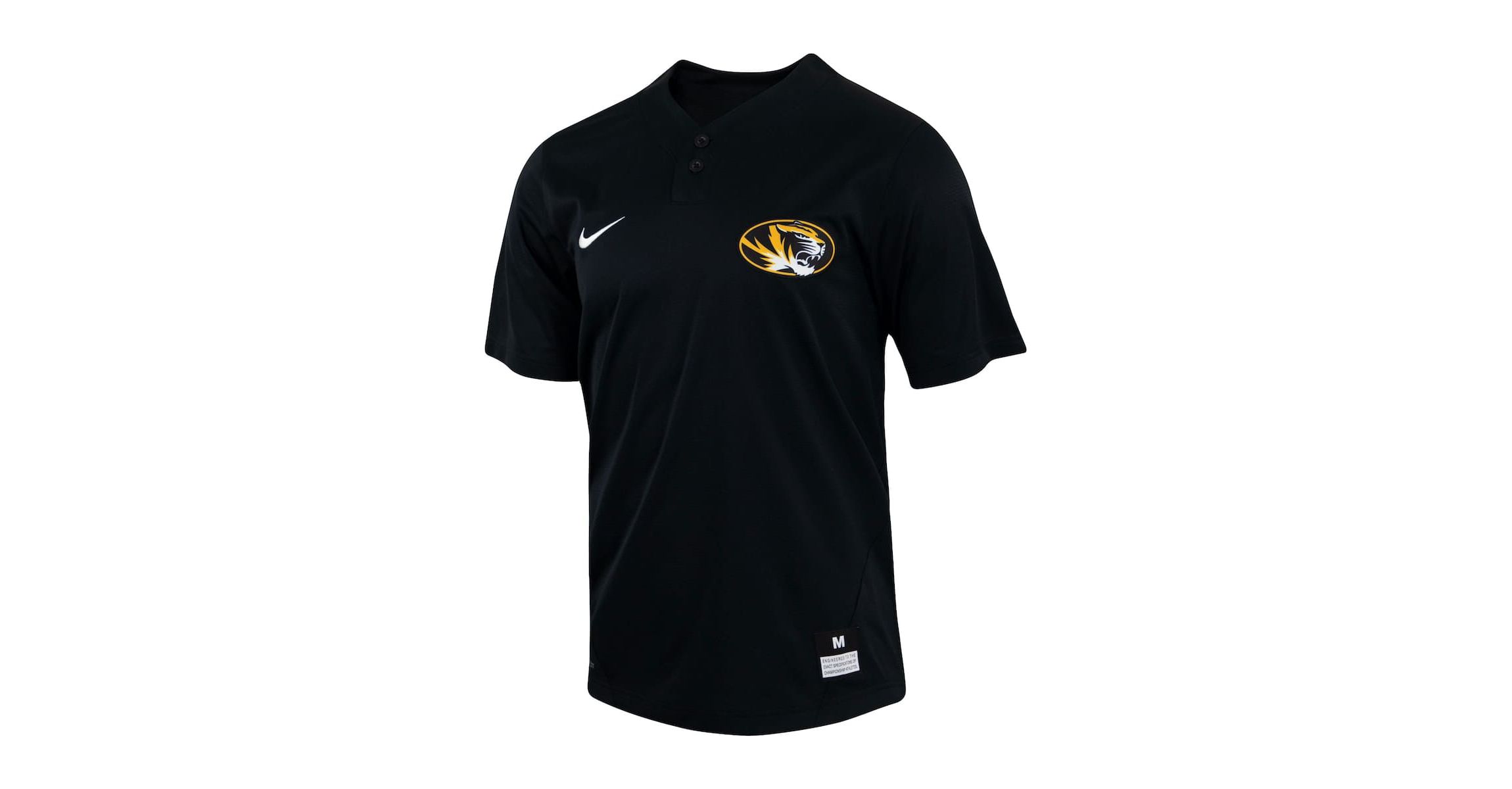 NCAA Nike Missouri Tigers Two-Button Replica Baseball Jersey