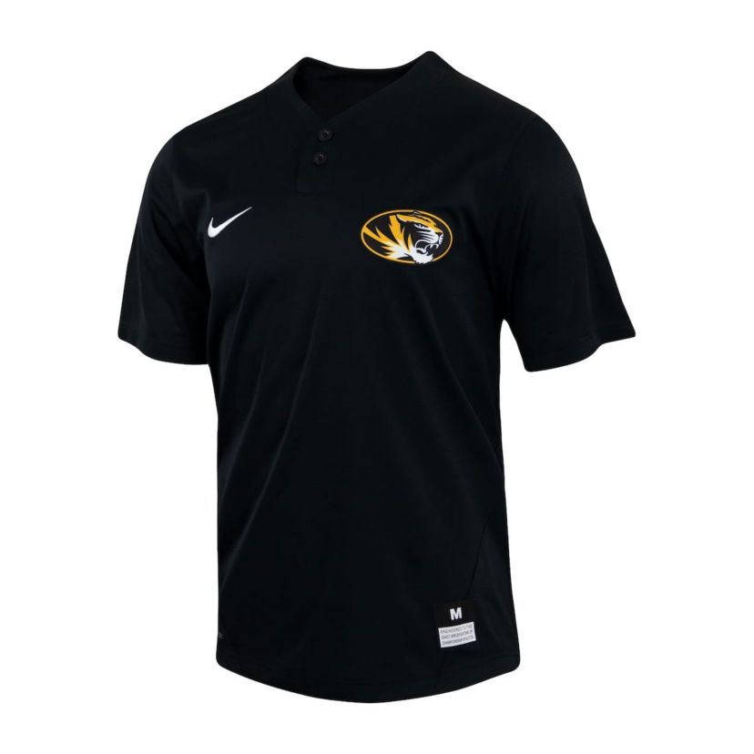 NCAA Nike Missouri Tigers Two-Button Replica Baseball Jersey