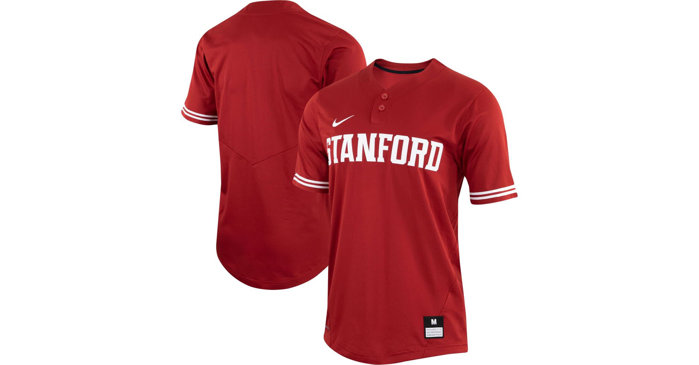 Stanford Cardinal NCAA Nike Stanford Two-Button Replica Baseball Jersey