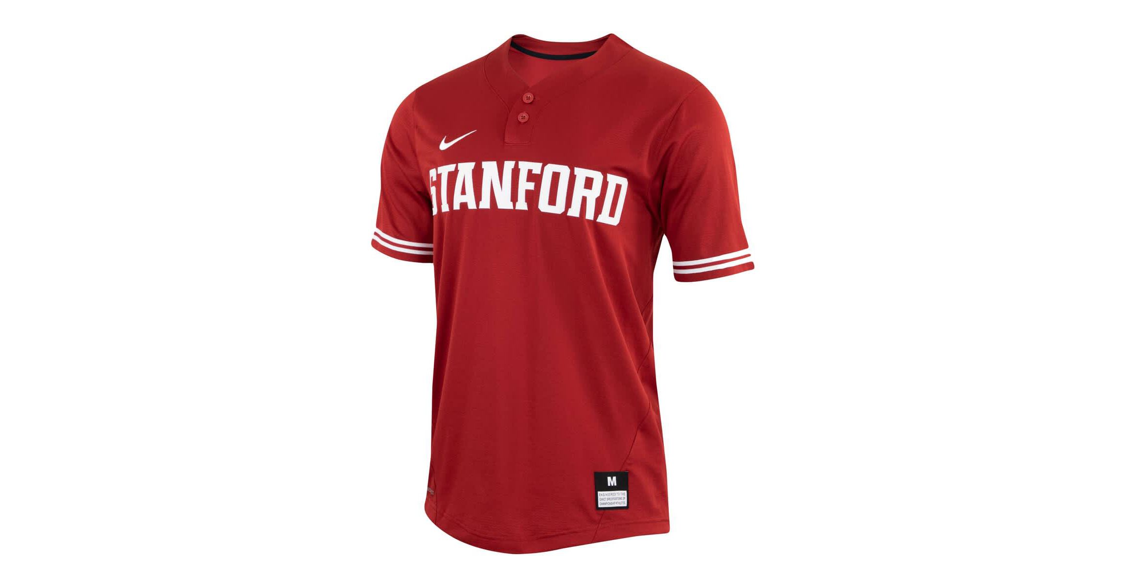 Stanford Cardinal NCAA Nike Stanford Two-Button Replica Baseball Jersey