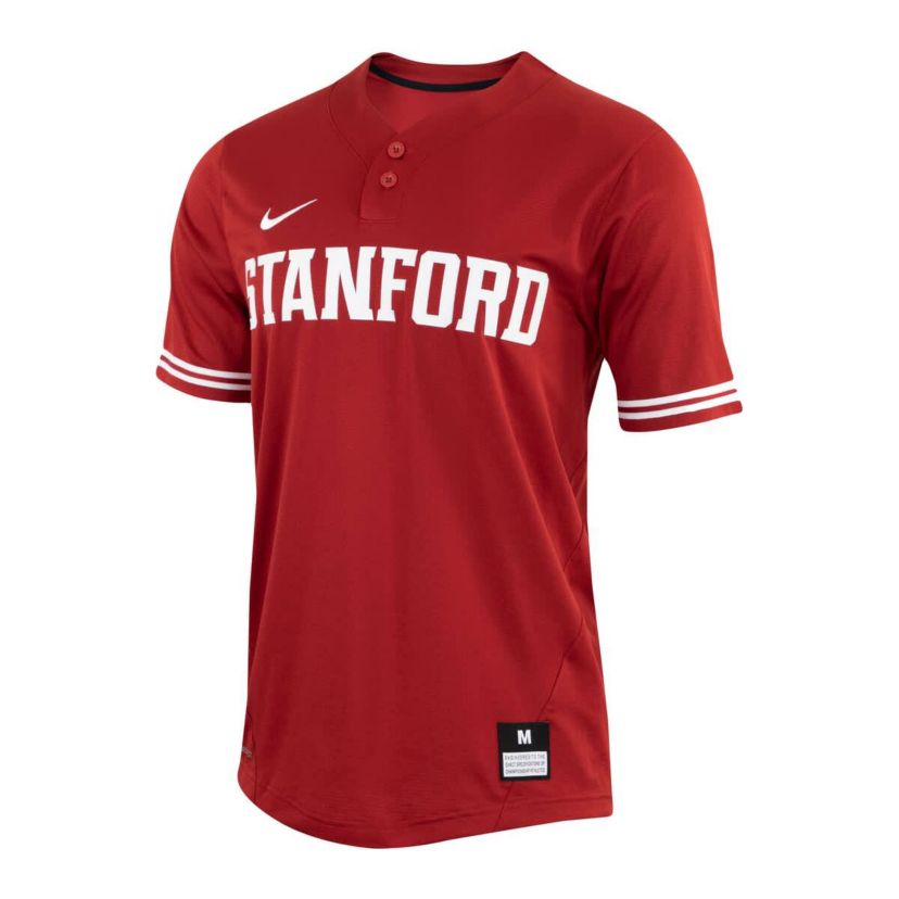 Stanford Cardinal NCAA Nike Stanford Two-Button Replica Baseball Jersey