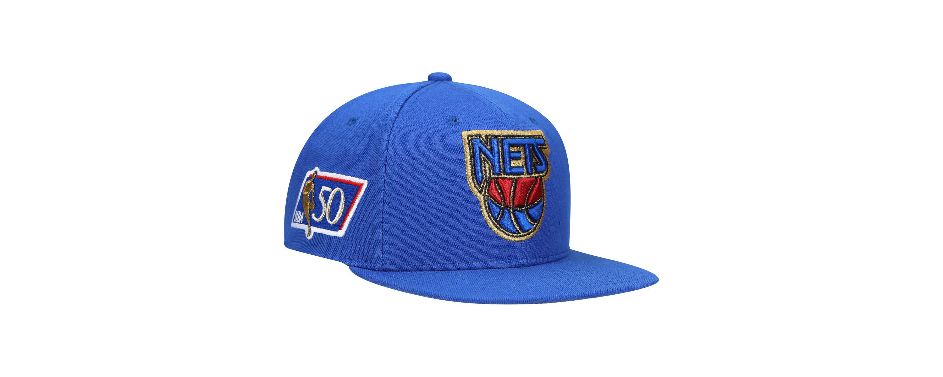 Hardwood Classic Teams New Jersey Nets 50th Anniversary Snapback Hat