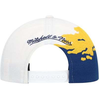 NCAA Navy/White Marquette Golden Eagles Paintbrush Snapback Hat