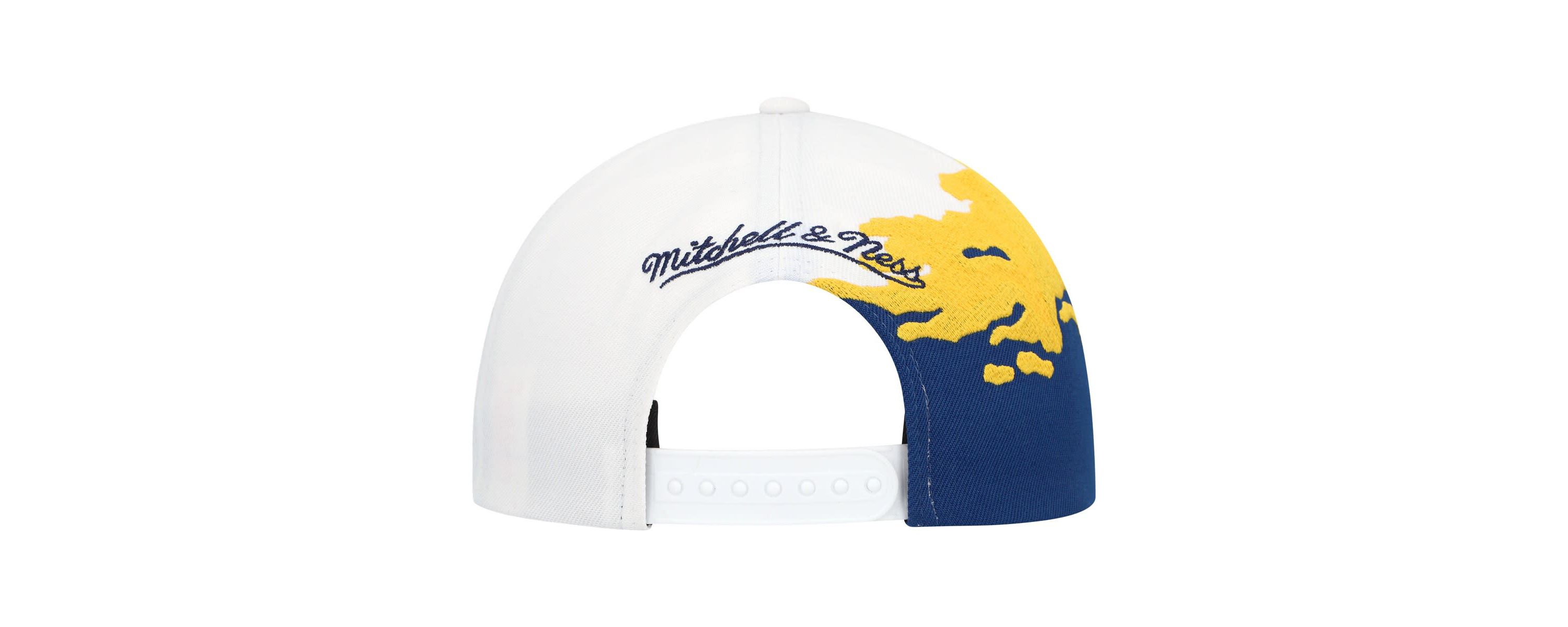 NCAA Navy/White Marquette Golden Eagles Paintbrush Snapback Hat