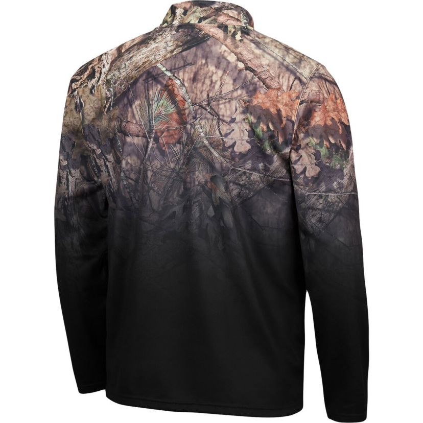 NCAA Nebraska Huskers Mossy Oak Fleet II Quarter-Zip Jacket
