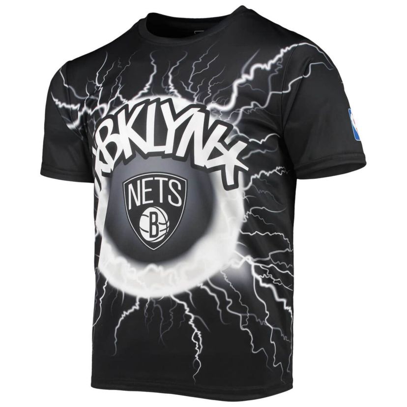 NBA Brooklyn Nets Tornado Bolt T-Shirt