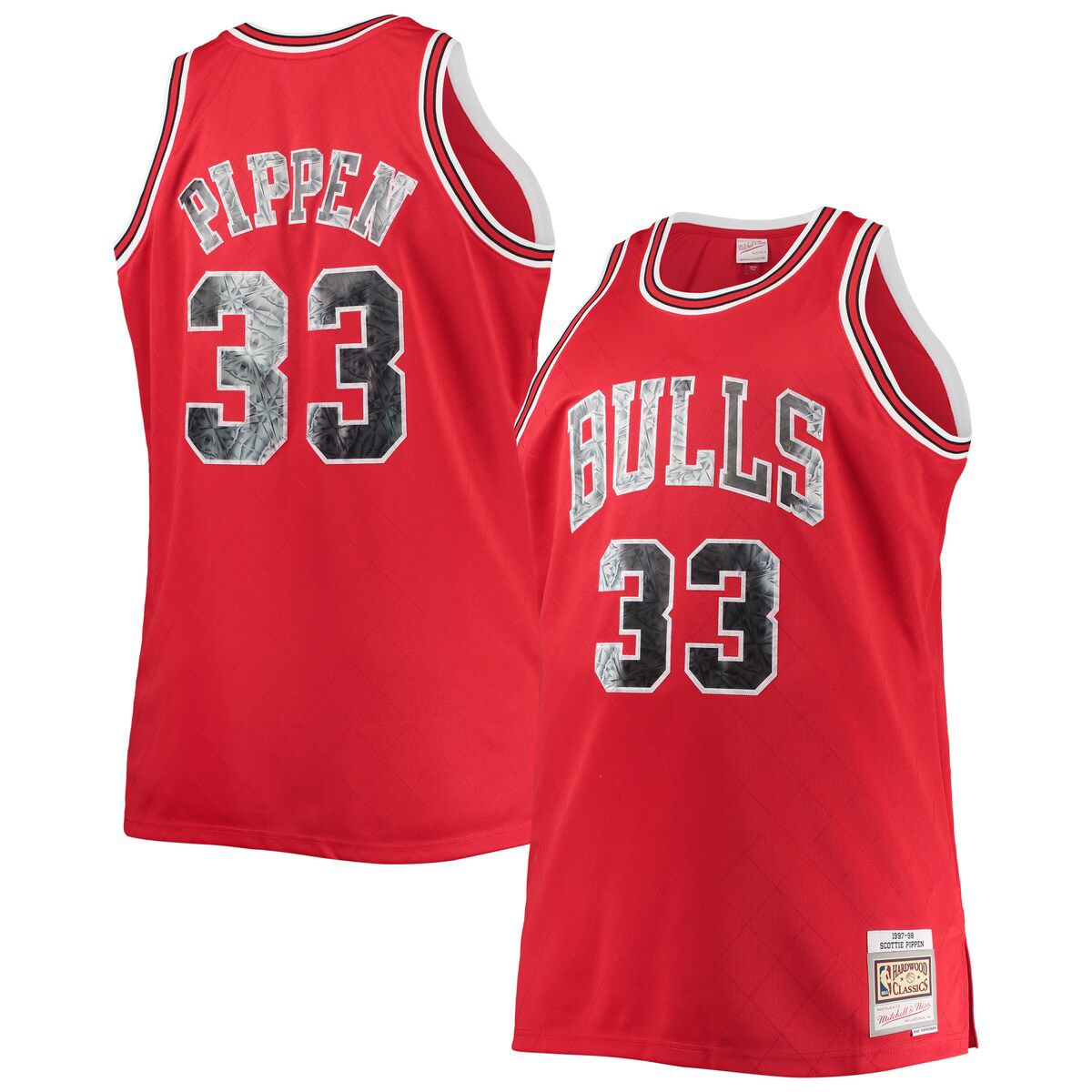 NBA Scottie Pippen Chicago Bulls Big & Tall 1997/98 NBA 75th Anniversary Diamond Swingman Jersey