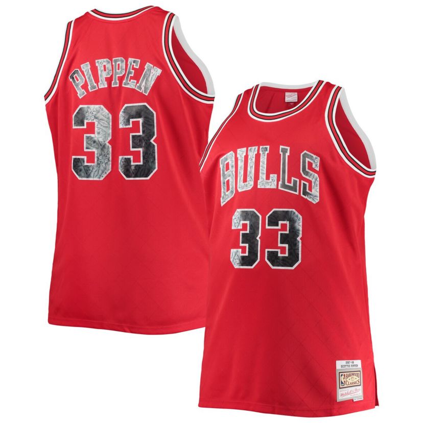 NBA Scottie Pippen Chicago Bulls Big & Tall 1997/98 NBA 75th Anniversary Diamond Swingman Jersey
