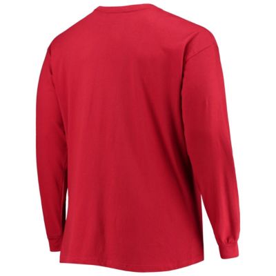 Alabama Crimson Tide NCAA Big & Tall 2-Hit Long Sleeve T-Shirt