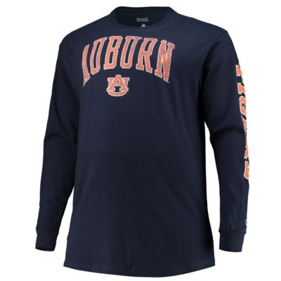 NCAA Auburn Tigers Big & Tall 2-Hit Long Sleeve T-Shirt