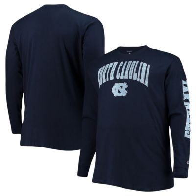 NCAA North Carolina Tar Heels Big & Tall 2-Hit Long Sleeve T-Shirt