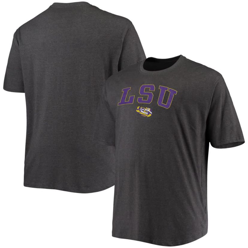 NCAA LSU Tigers Big & Tall Arch Over Wordmark T-Shirt