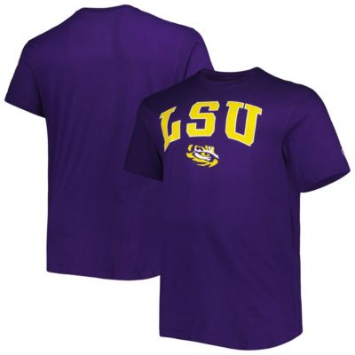 Champion Men's NCAA LSU Tigers Big & Tall Arch Over Wordmark T-Shirt, Purple, XL Tall