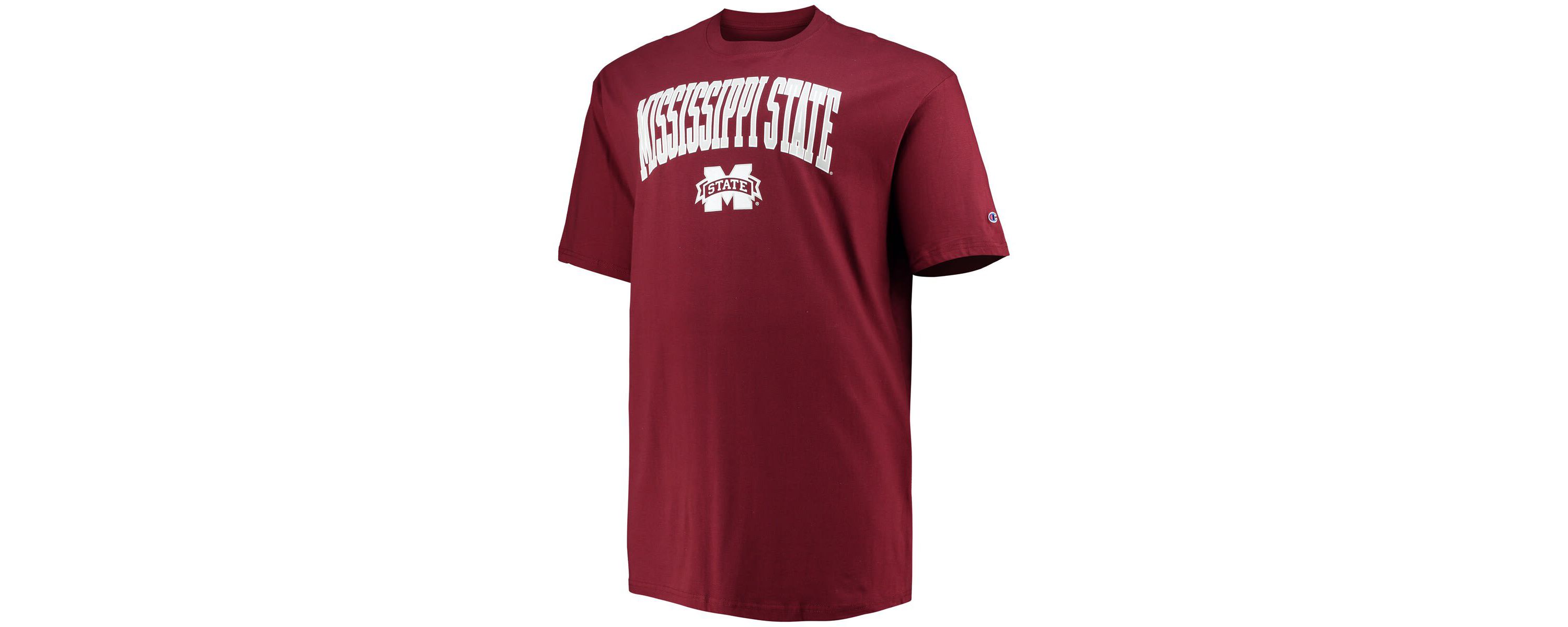 NCAA Mississippi State Bulldogs Big & Tall Arch Over Wordmark T-Shirt