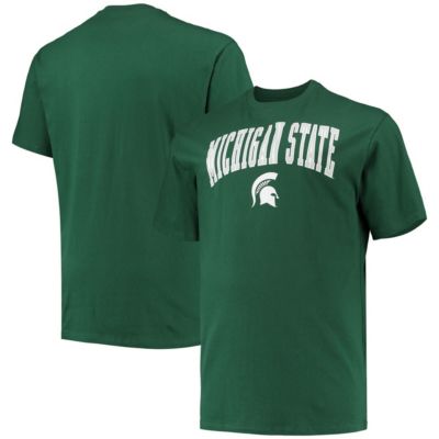 Champion Men's NCAA Michigan State Spartans Big & Tall Arch Over Wordmark T-Shirt, Green, 3XL Tall
