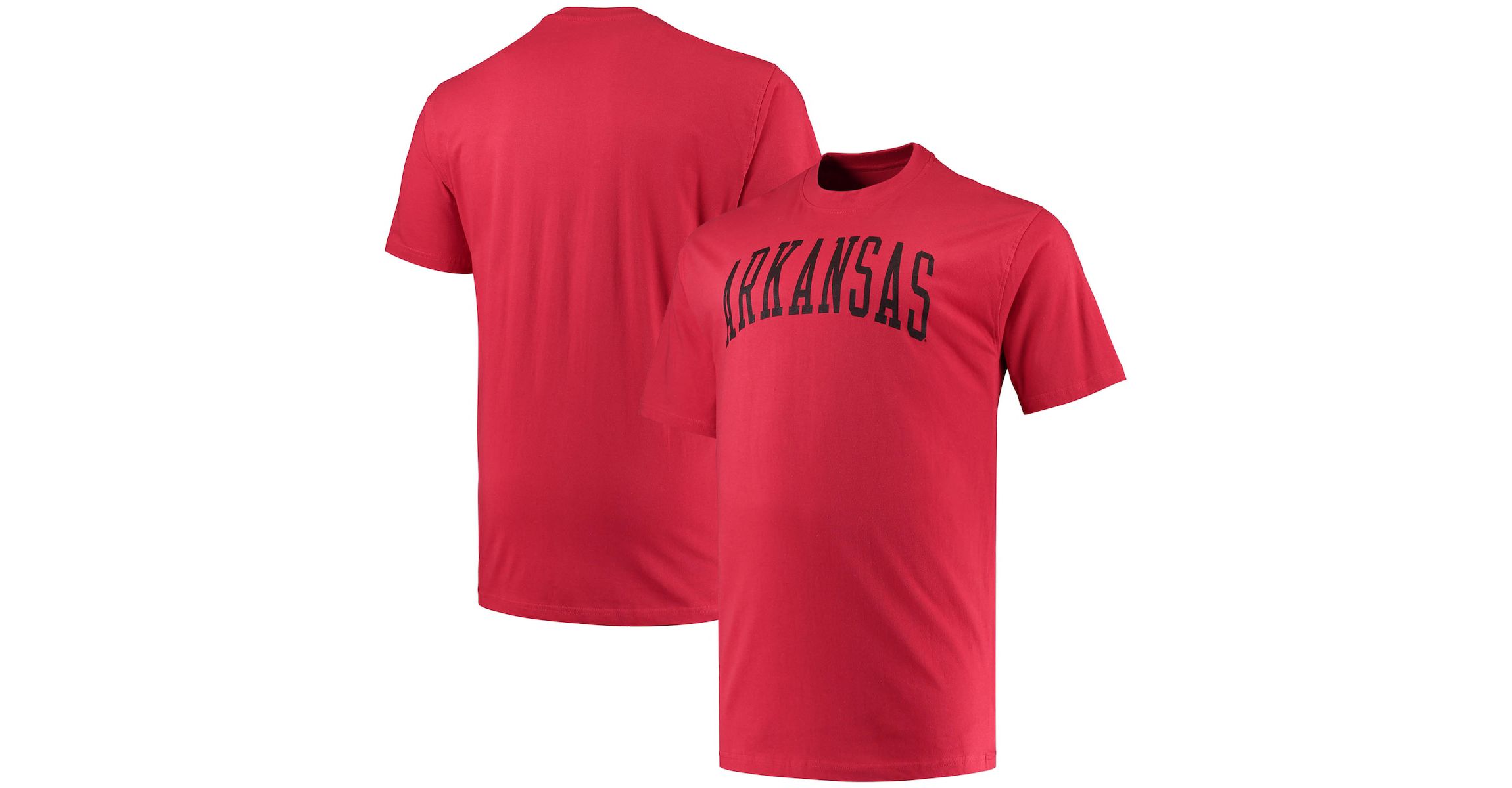 NCAA Arkansas Razorbacks Big & Tall Arch Team Logo T-Shirt