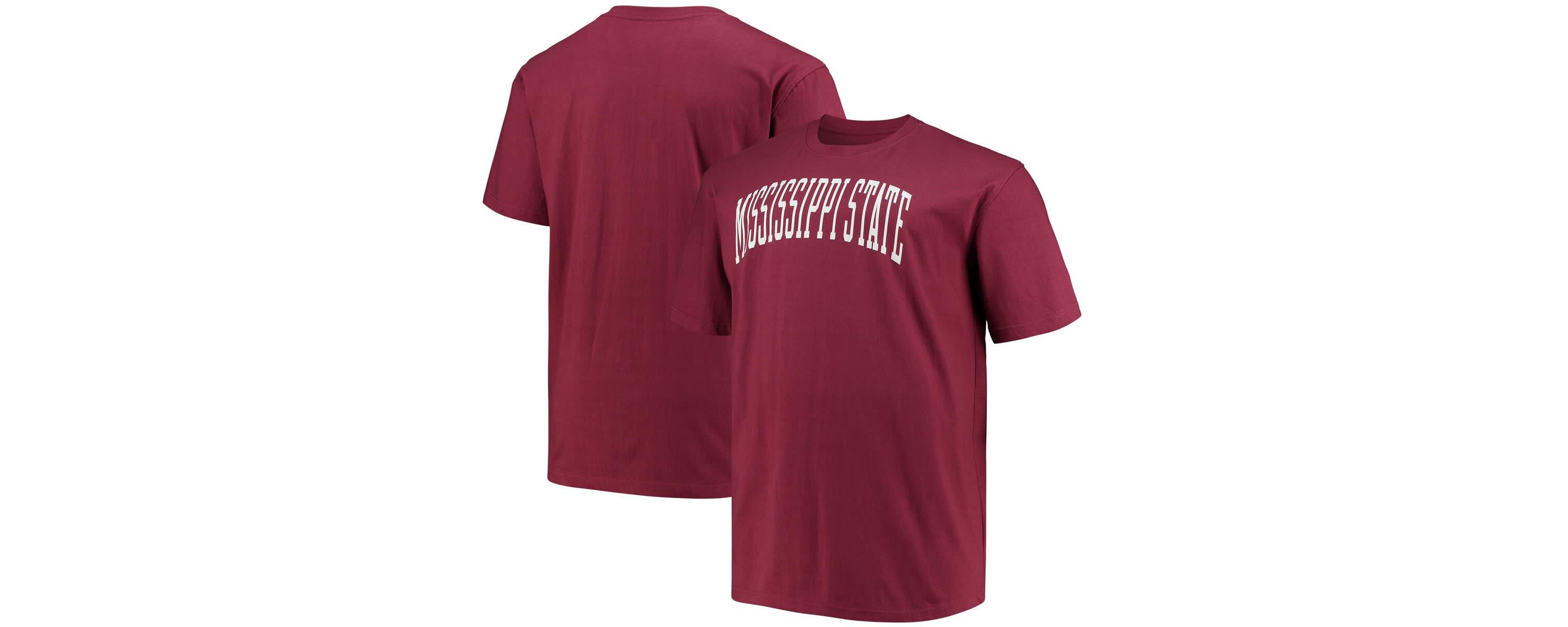 NCAA Mississippi State Bulldogs Big & Tall Arch Team Logo T-Shirt