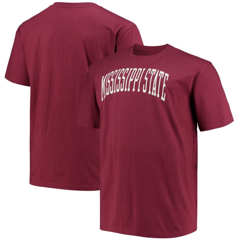 NCAA Mississippi State Bulldogs Big & Tall Arch Team Logo T-Shirt