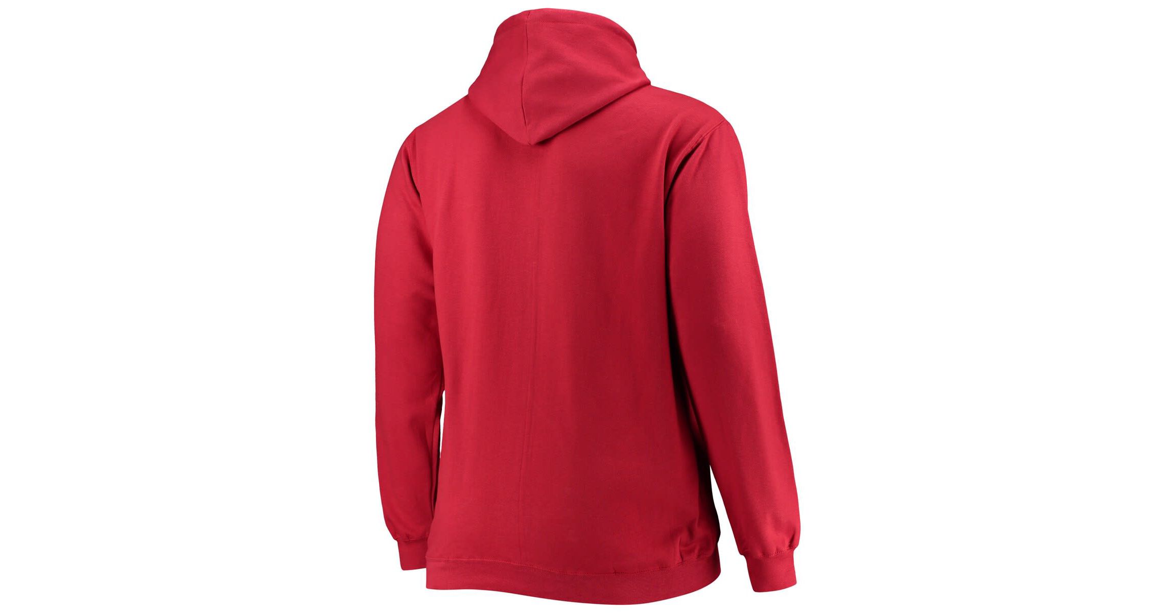 Alabama Crimson Tide NCAA Alabama Tide Big & Tall Arch Over Logo Powerblend Pullover Hoodie