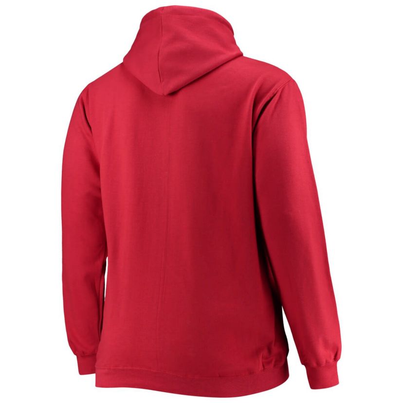 Alabama Crimson Tide NCAA Alabama Tide Big & Tall Arch Over Logo Powerblend Pullover Hoodie