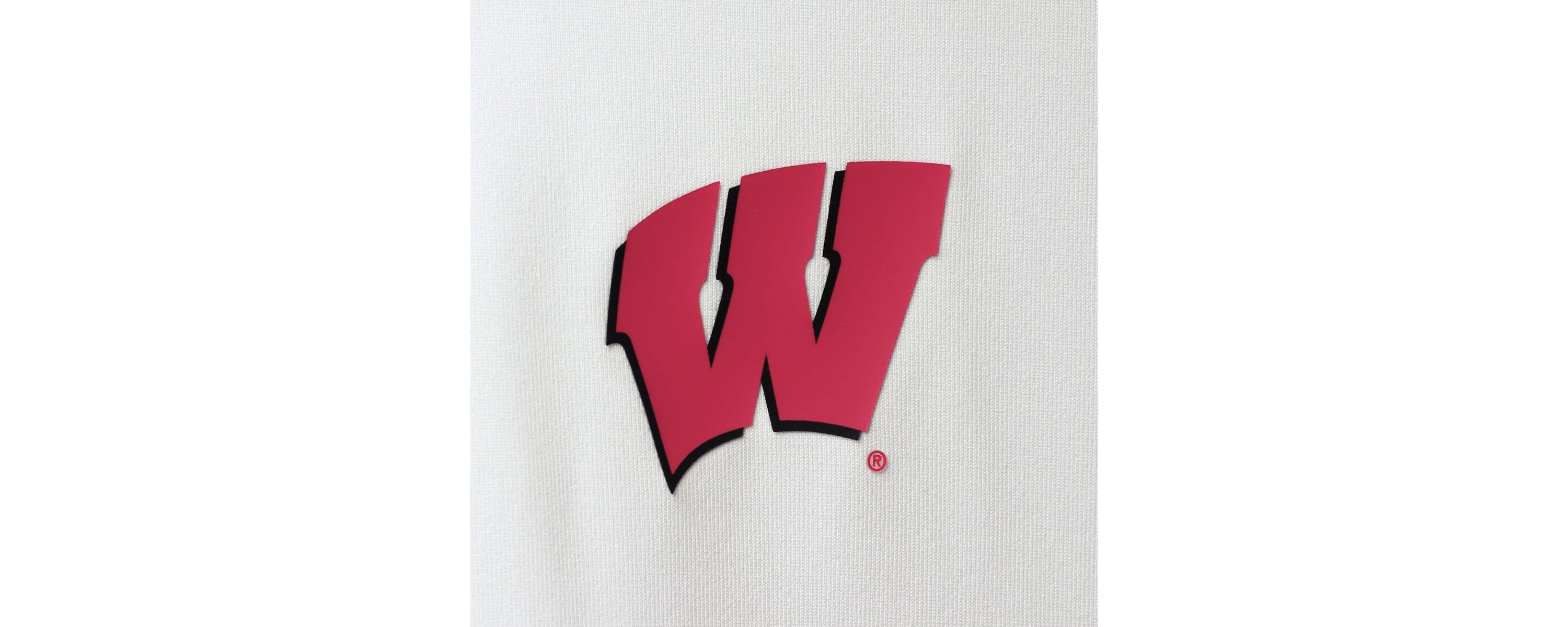 NCAA Under Armour Wisconsin Badgers 2022 Blocked Coaches Performance Polo