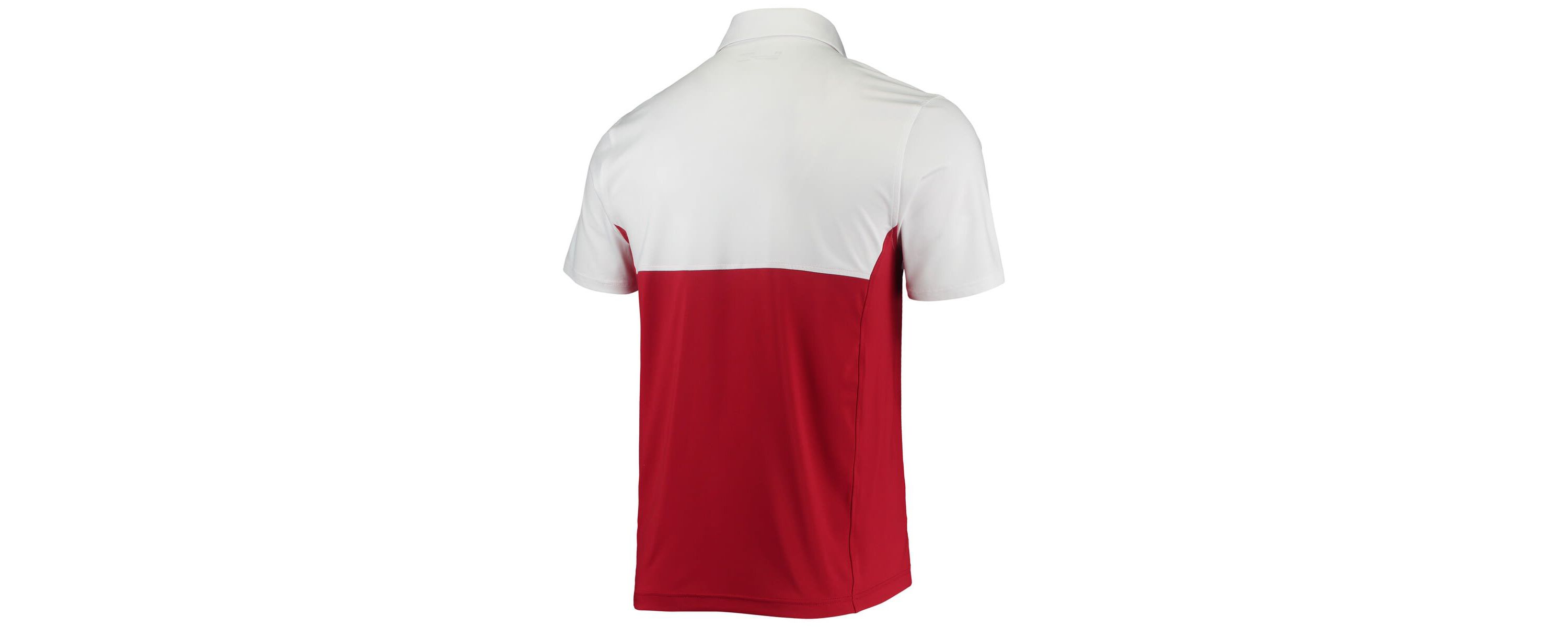 NCAA Under Armour Wisconsin Badgers 2022 Blocked Coaches Performance Polo