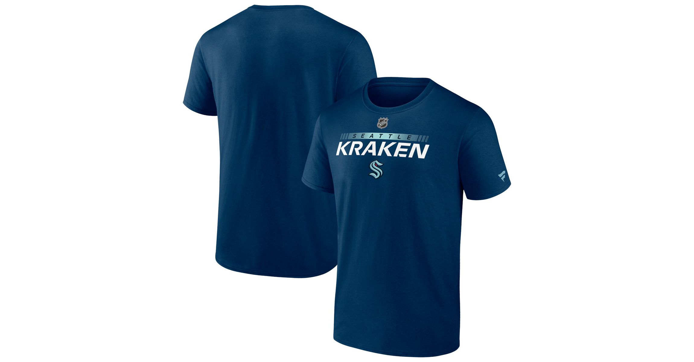 NHL Deep Sea Seattle Kraken Authentic Pro Team Core Collection Prime T-Shirt