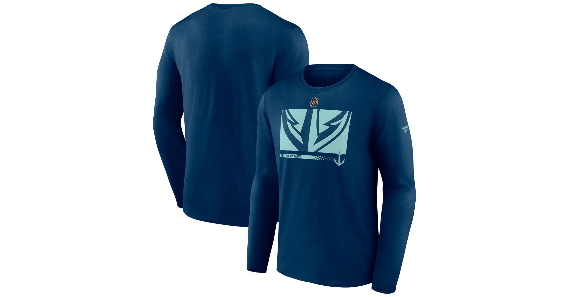 NHL Deep Sea Seattle Kraken Authentic Pro Core Collection Secondary Long Sleeve T-Shirt