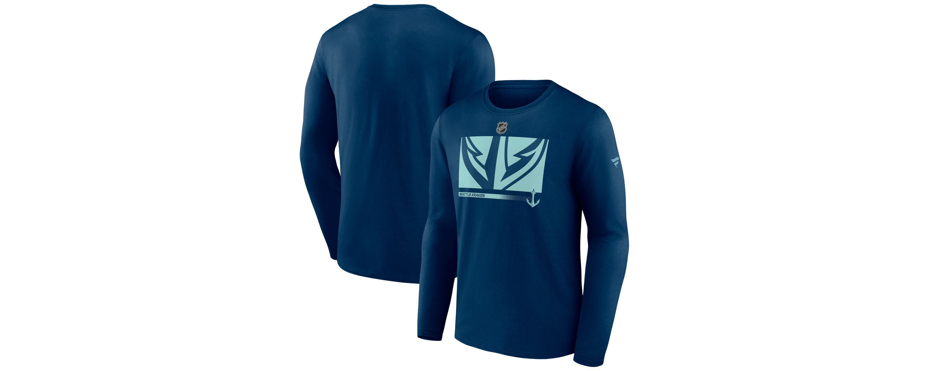 NHL Deep Sea Seattle Kraken Authentic Pro Core Collection Secondary Long Sleeve T-Shirt
