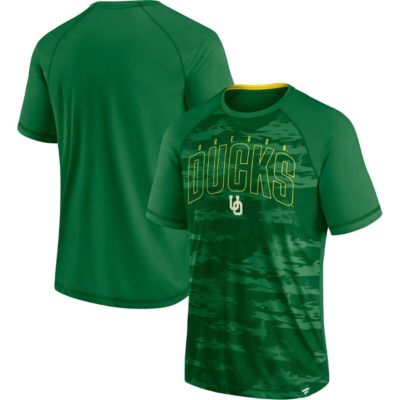 NCAA Fanatics Oregon Ducks Arch Outline Raglan T-Shirt