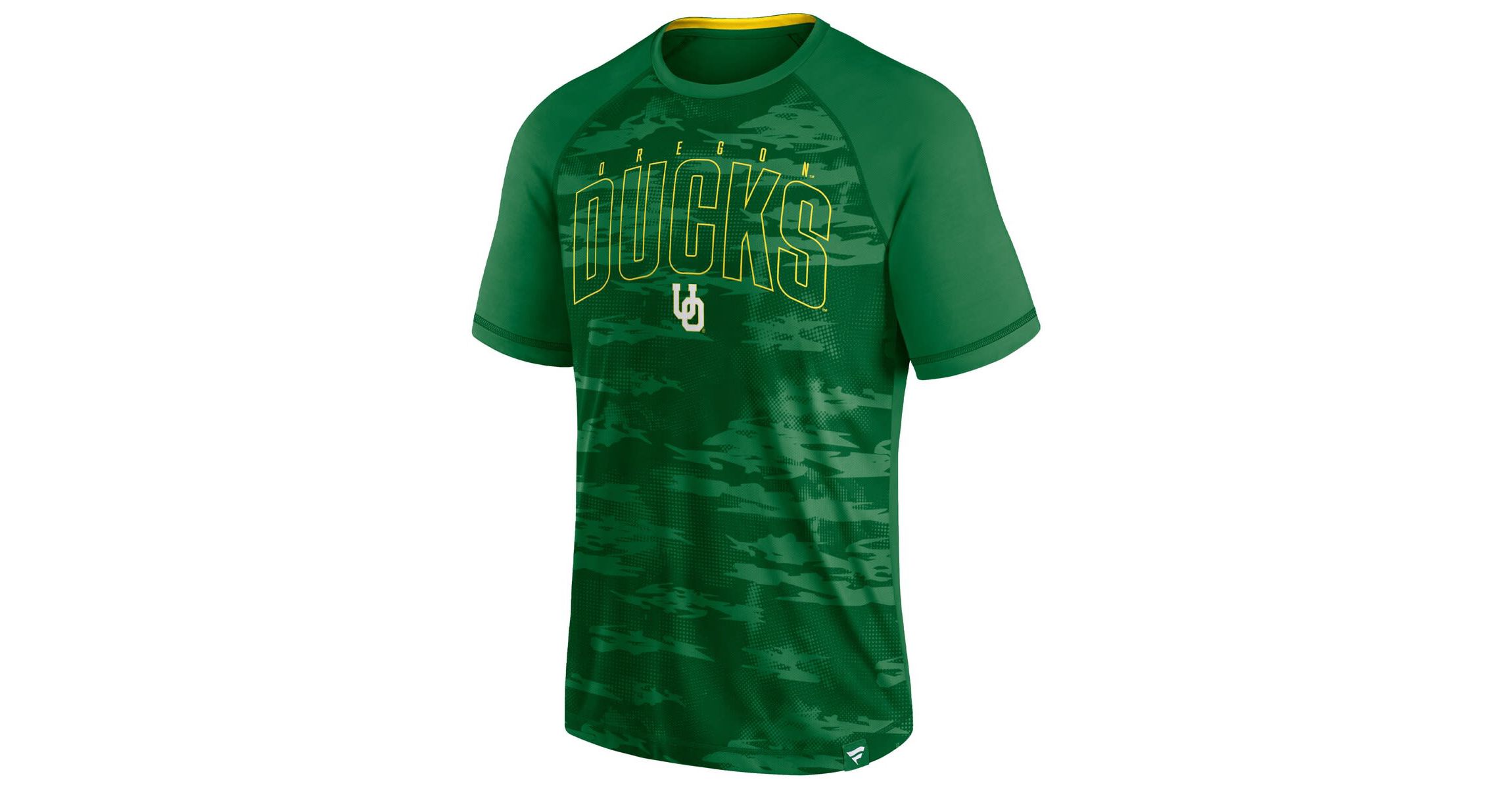 NCAA Fanatics Oregon Ducks Arch Outline Raglan T-Shirt