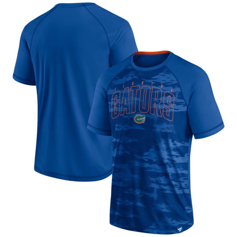 NCAA Fanatics Florida Gators Arch Outline Raglan T-Shirt