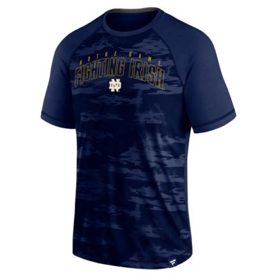 NCAA Fanatics Notre Dame Fighting Irish Arch Outline Raglan T-Shirt