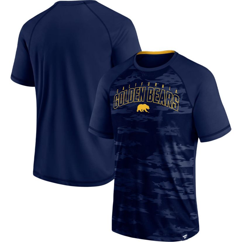 California Golden Bears NCAA Fanatics Cal Bears Arch Outline Raglan T-Shirt