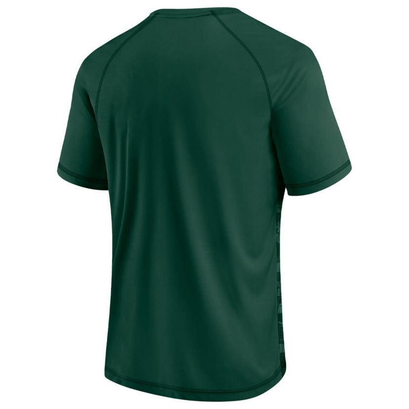 Miami (FL) Hurricanes NCAA Fanatics Miami Hurricanes Arch Outline Raglan T-Shirt
