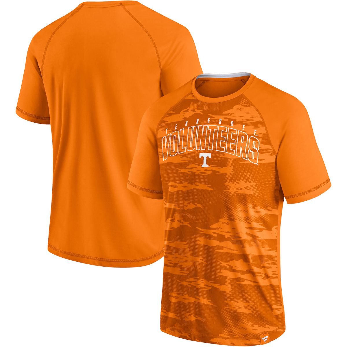 NCAA Fanatics Tennessee Tennessee Volunteers Arch Outline Raglan T-Shirt