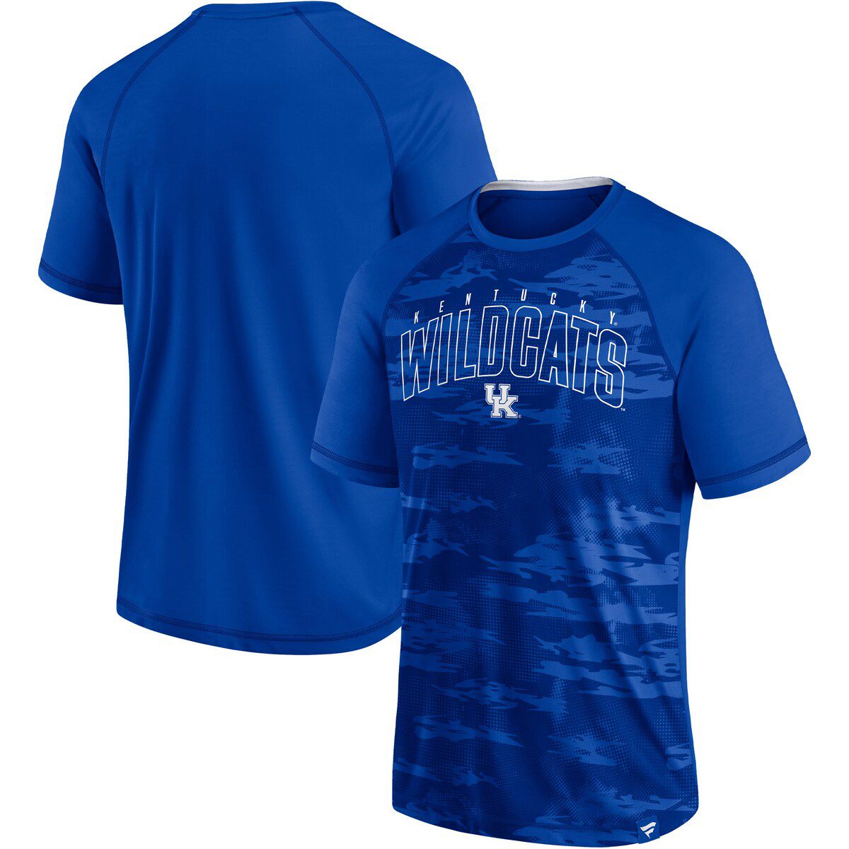 NCAA Fanatics Kentucky Wildcats Arch Outline Raglan T-Shirt
