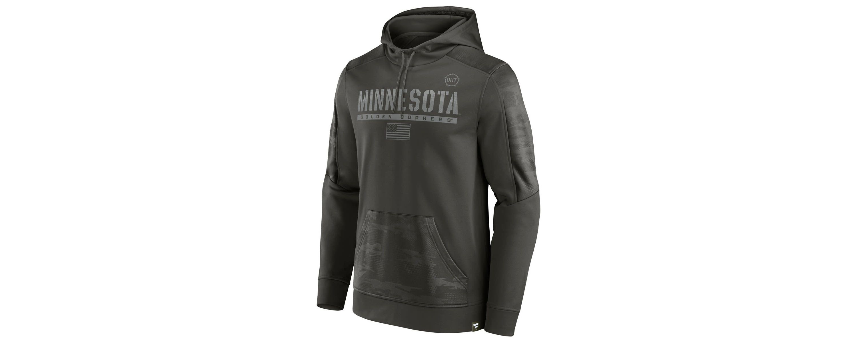 NCAA Fanatics Minnesota Golden Gophers OHT Military Appreciation Guardian Pullover Hoodie